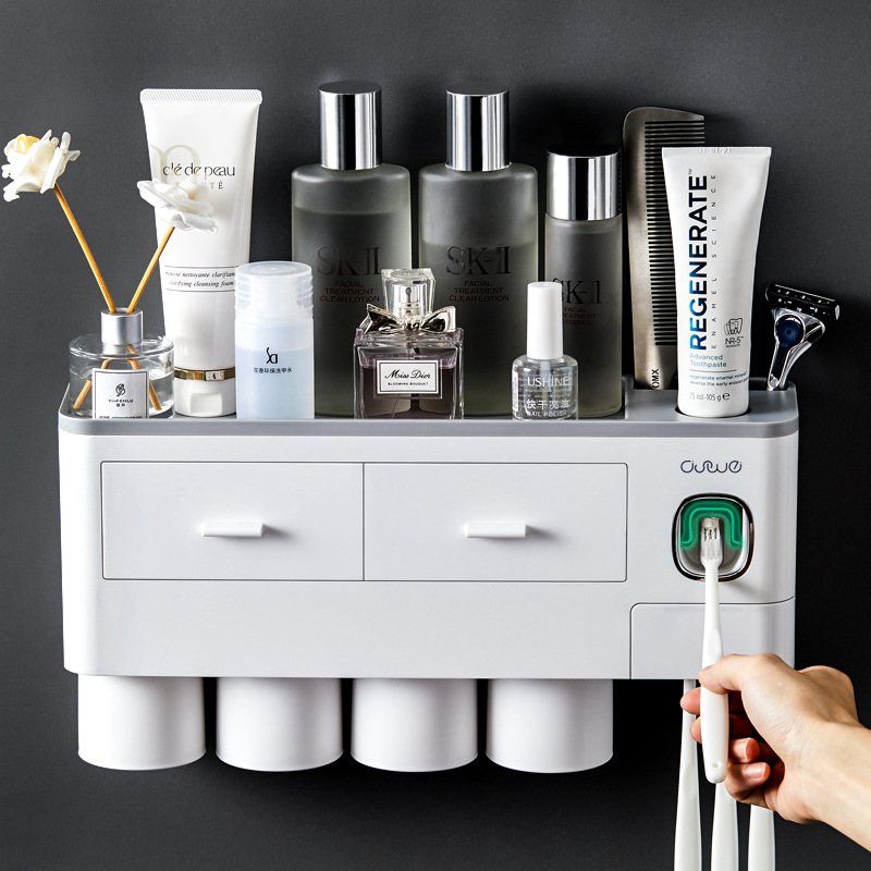 家用免打孔壁掛置物架 衛(wèi)生間與洗漱臺收納神器全攻略